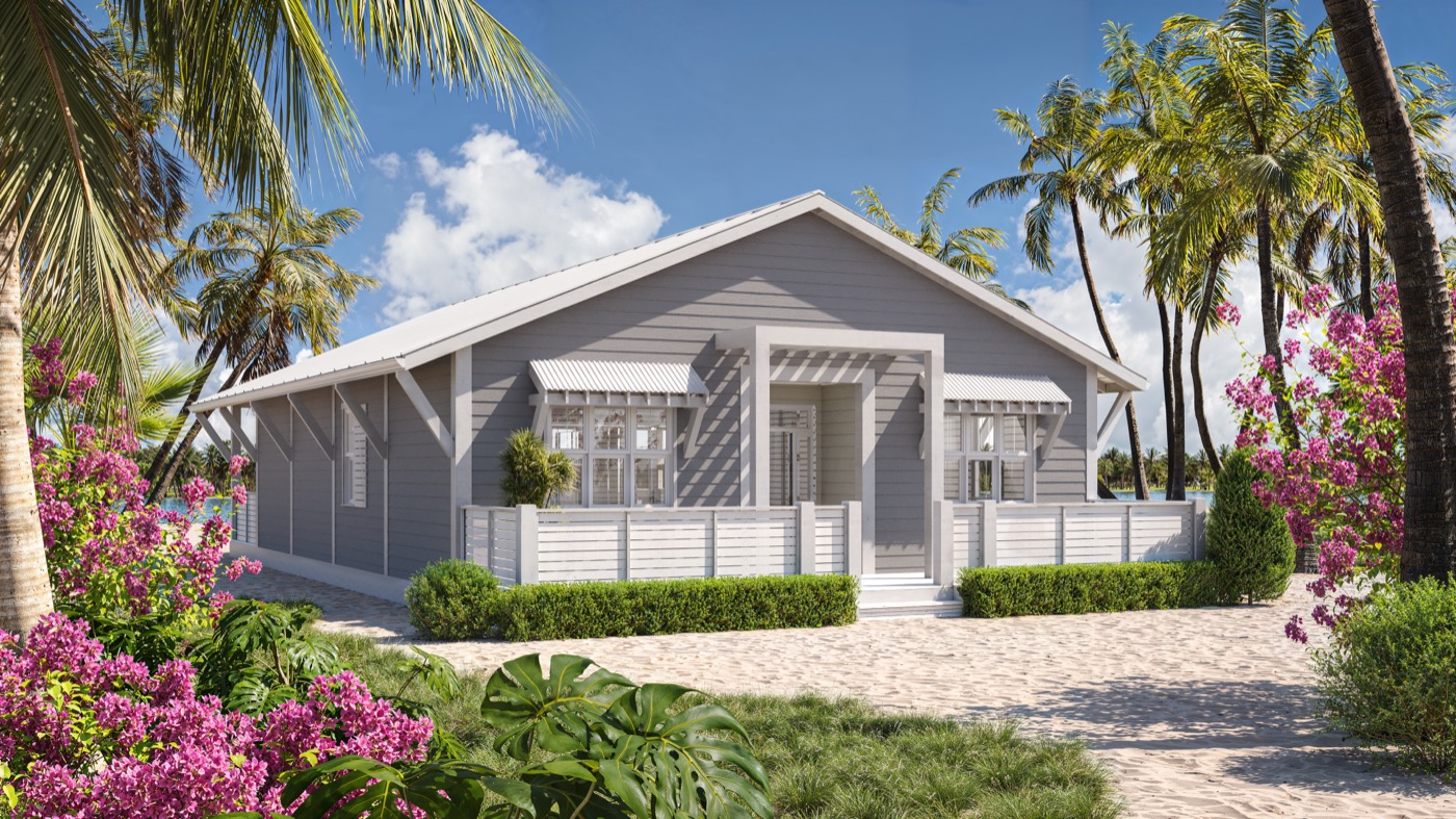 Tobago hurricane-resistant home exterior design - Empower Projects construction Bahamas