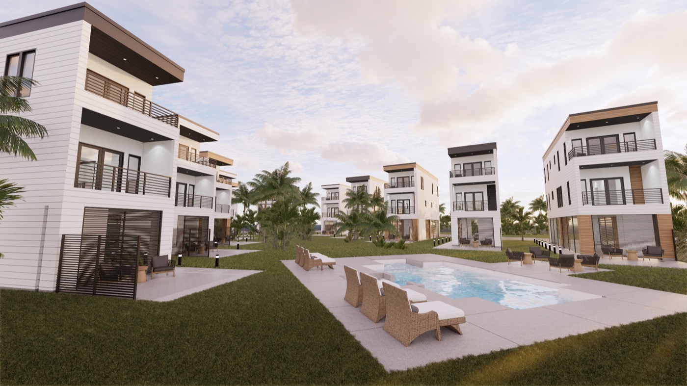 Waterways at Pearl Bay - Contemporary elevated waterfront home at Pearl Bay